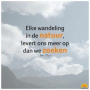 natuurlijk loes - elke wandeling in de natuur, levert ons meer op dan we zoeken