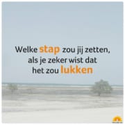 natuurlijk loes - welke stap als je zeker wist dat het lukt